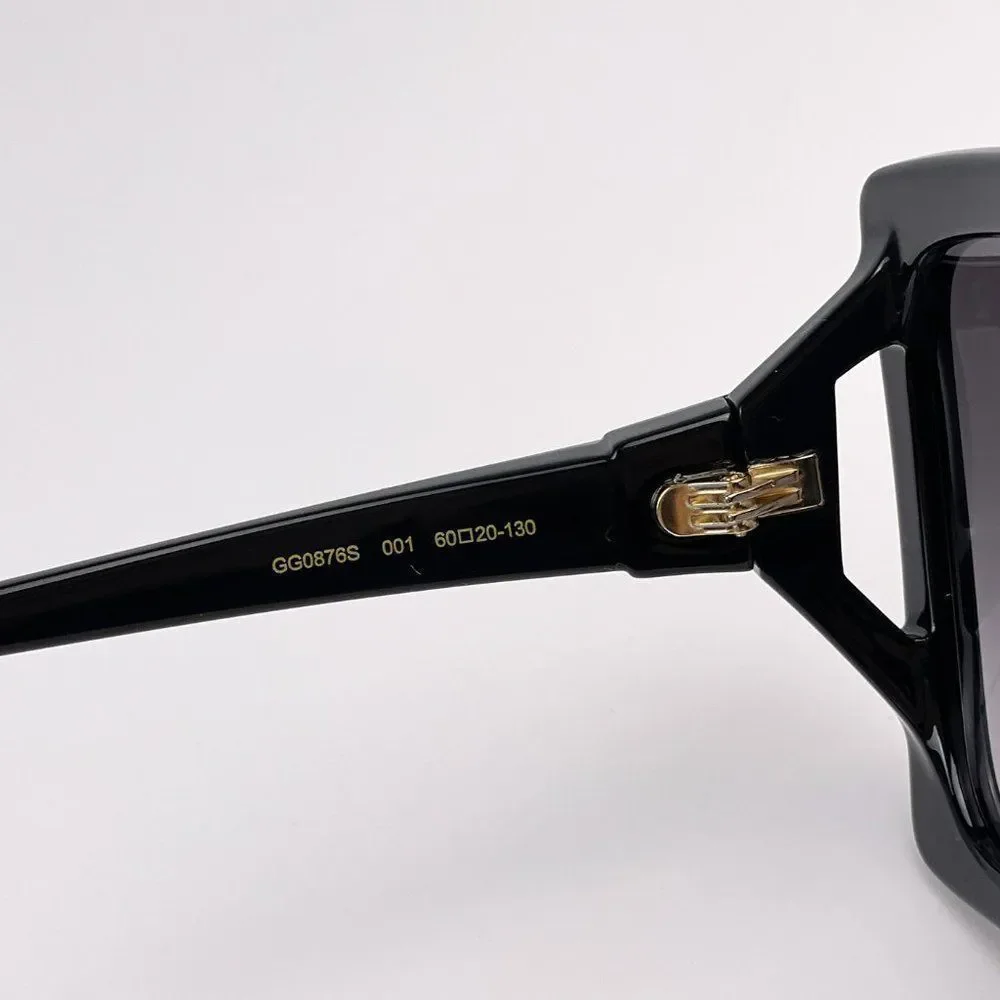 Gucci GG0876S 001 Sunglasses  Black Gray Gradient Oversized Women - Picture 7 of 10
